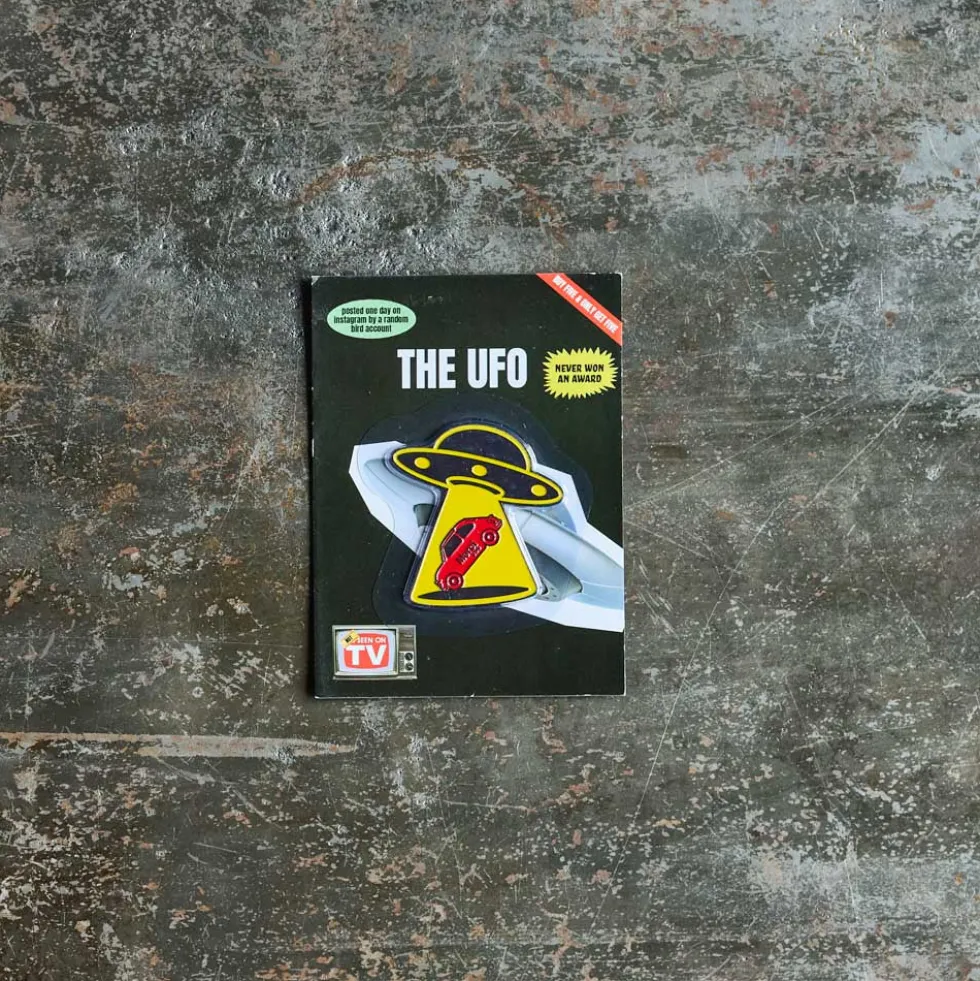 Magnet en métal Merci UFO - Fiat 500