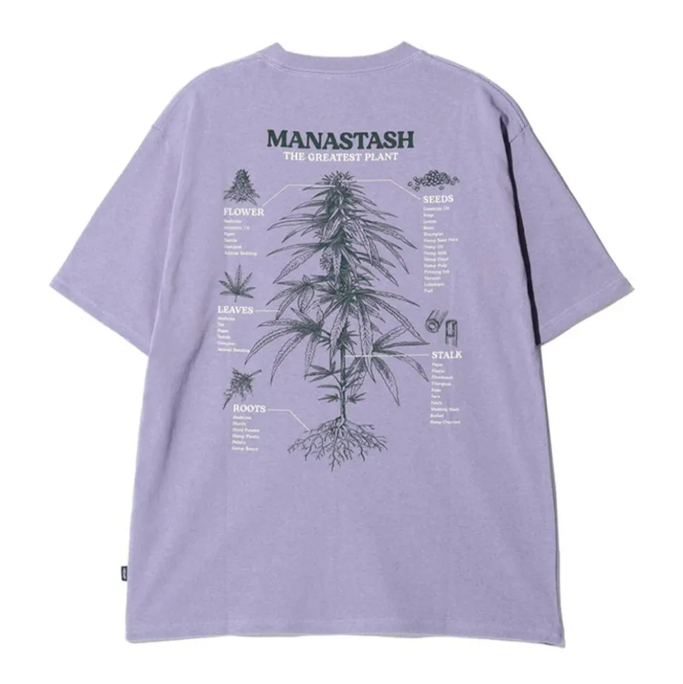 Manastash - T-shirt Chanvre Tgp - Lavande