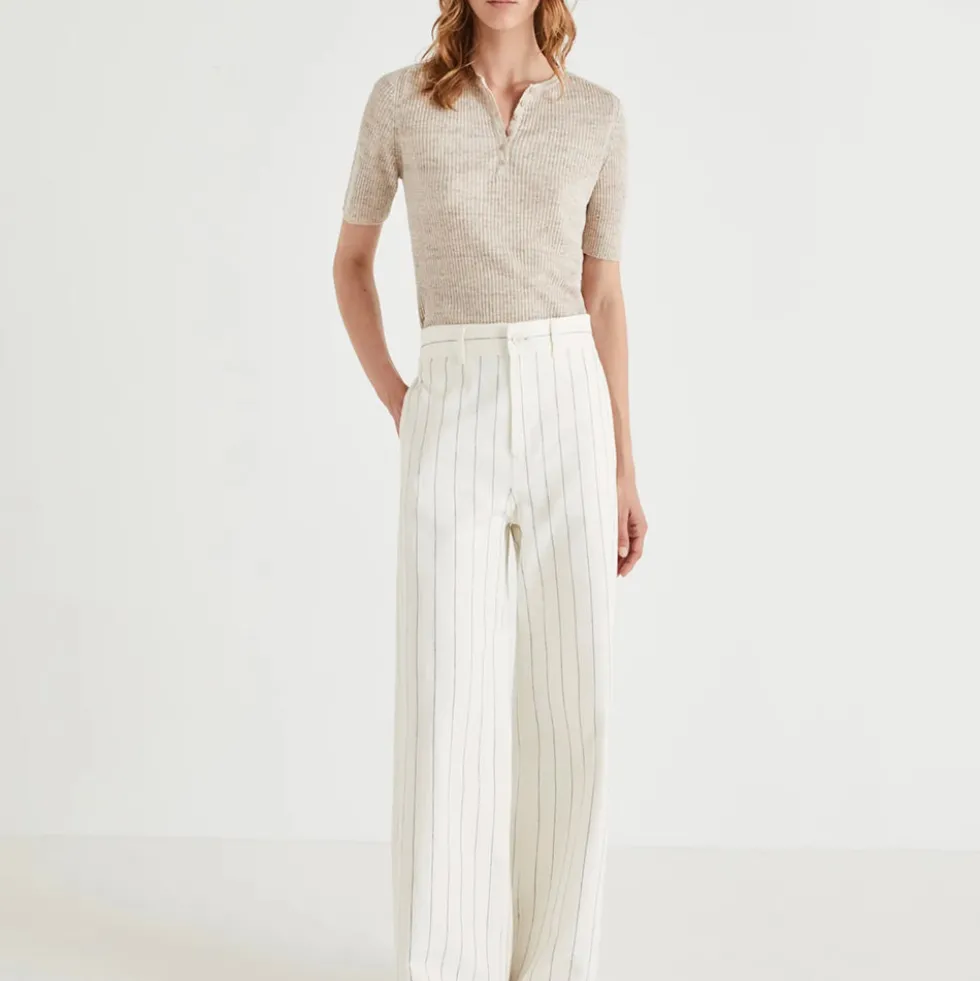 Masscob - T-Shirt en maille Mina - Sand