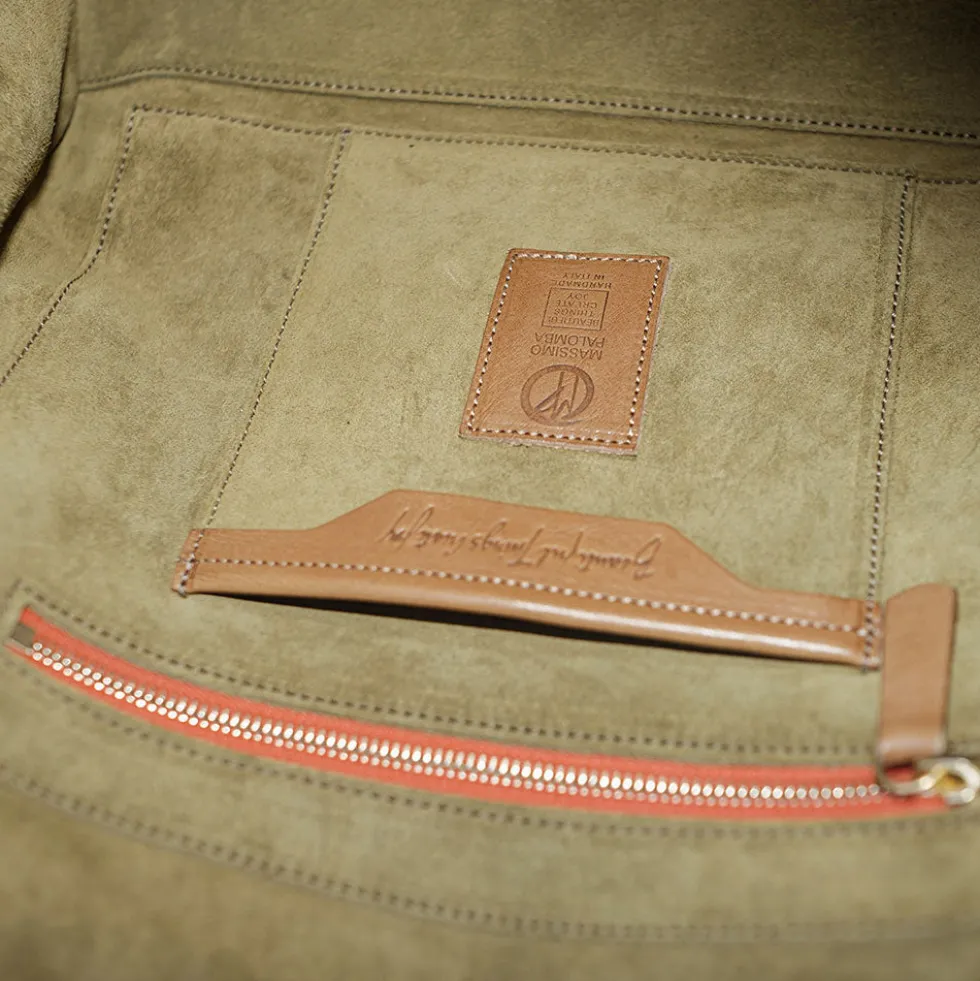 Massimo Palomba - Sac Rose Suede - Caramel
