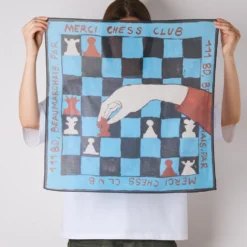 Merci - Bandana Ars Vivendi Virtus Est - Bleu Chessclub
