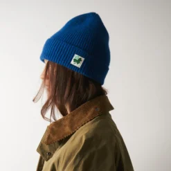 Merci - Bonnet Lucky - Bleu & Vert