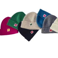 Merci - Bonnet Lucky - Bleu & Vert