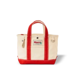 Merci - Cabas Candide en canvas - Rouge