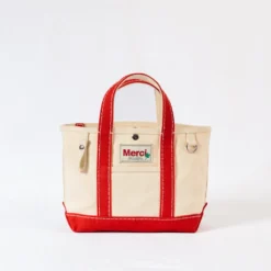 Merci - Cabas Candide en canvas - Rouge