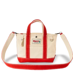Merci - Cabas Candide en canvas - Rouge