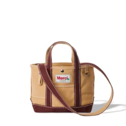 Merci - Cabas Candide en canvas - Marron