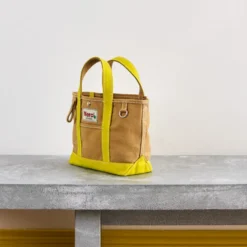 Merci - Cabas Candide en canvas - Jaune