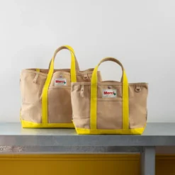 Merci - Cabas Candide en canvas - Jaune