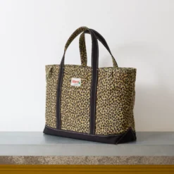 Merci - Cabas Candide en coton XL - Leopard