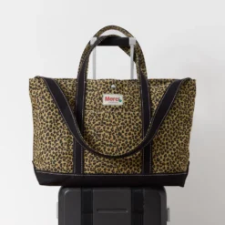 Merci - Cabas Candide en coton XL - Leopard