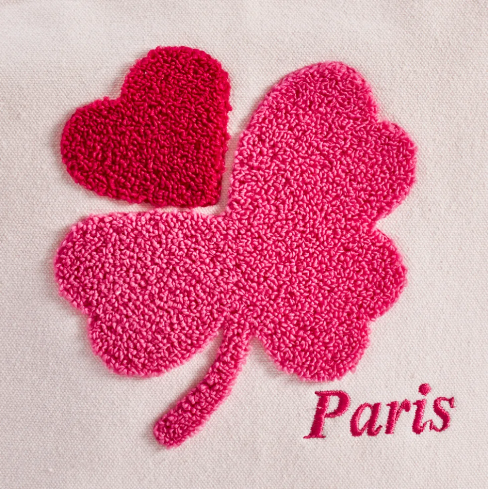 Merci - Cabas Tréfle Bouclette - Rose