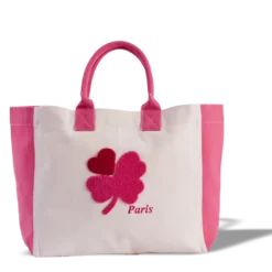 Merci - Cabas Tréfle Bouclette - Rose