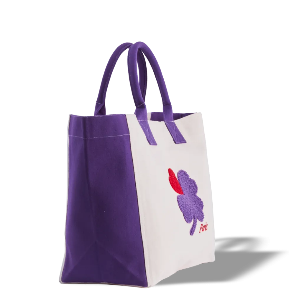 Merci - Cabas Tréfle Bouclette - Violet