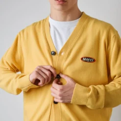 Merci - Cardigan Charlie - Jaune