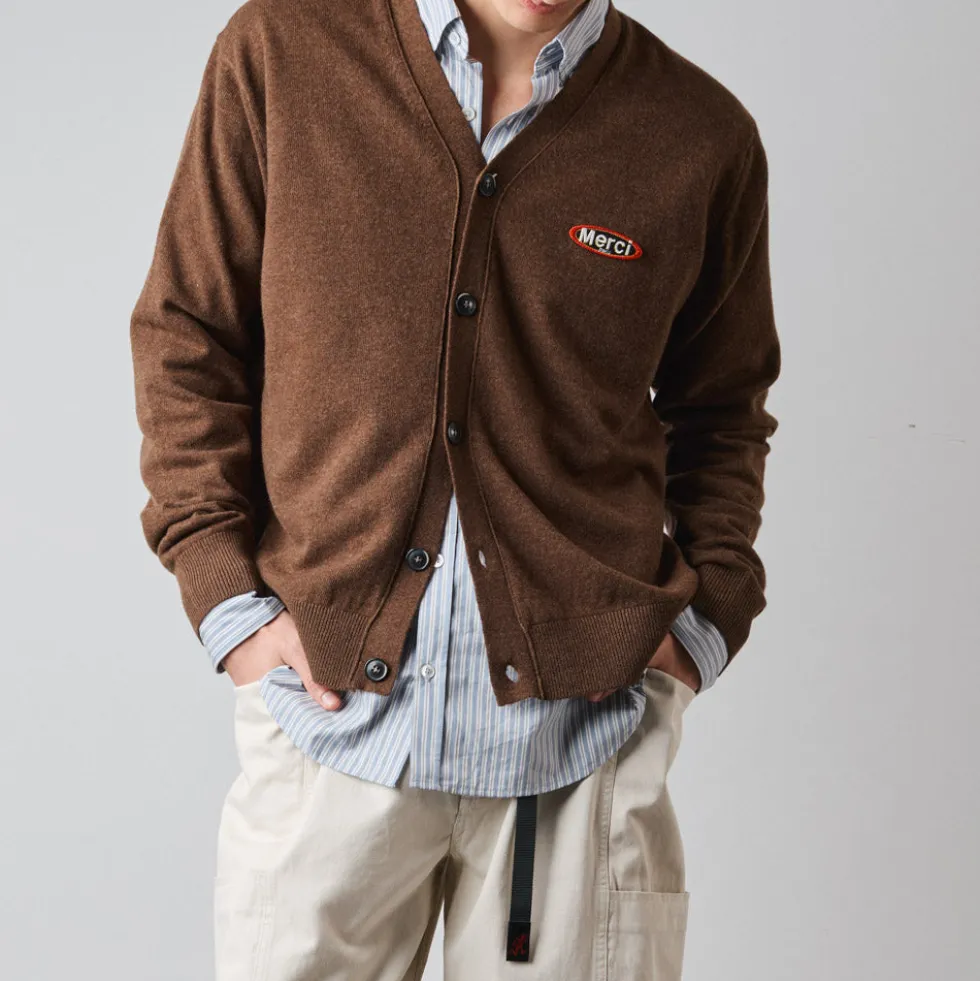 Merci - Cardigan Charlie - Marron