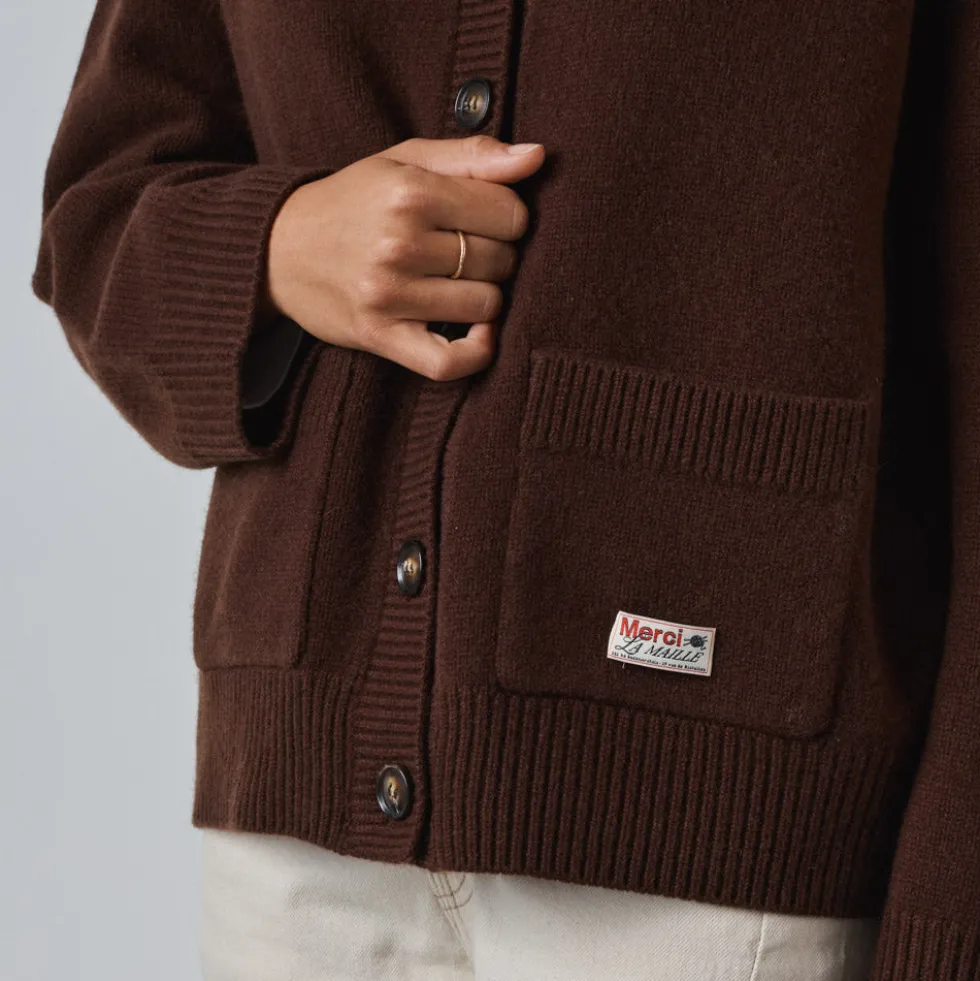 Merci - Cardigan Juliette - Marron