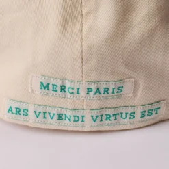 Merci - Casquette MP - Ecru & Vert
