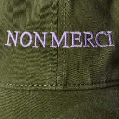 Merci - Casquette Non Merci - Vert & Lila