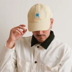 Merci - Casquette Trèfle Patch - Jaune