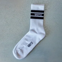 Merci - Chaussettes en coton - Noir