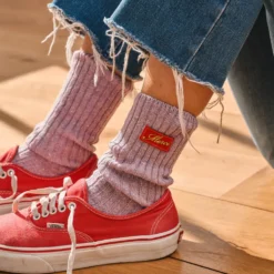 Merci - Chaussettes Sacha - Mauve
