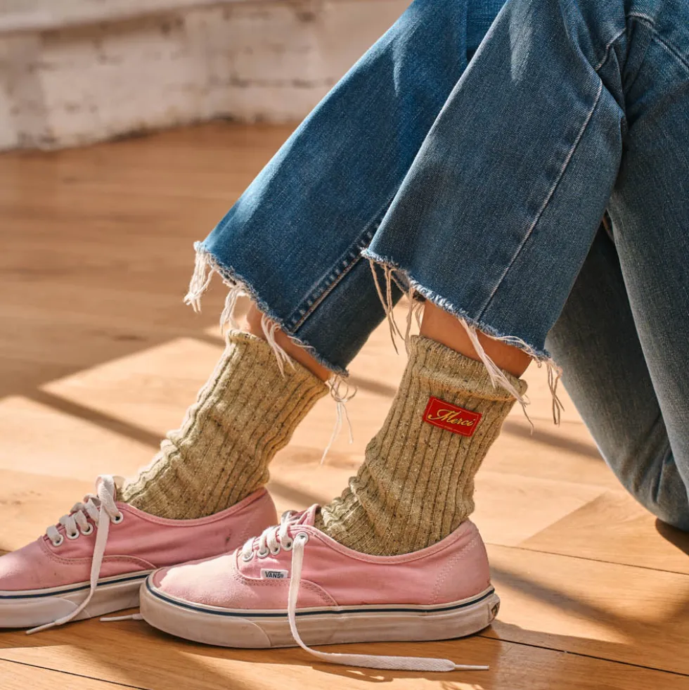 Merci - Chaussettes Sacha - Vert