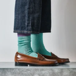 Merci - Chaussettes Theodora - Bleu Violet
