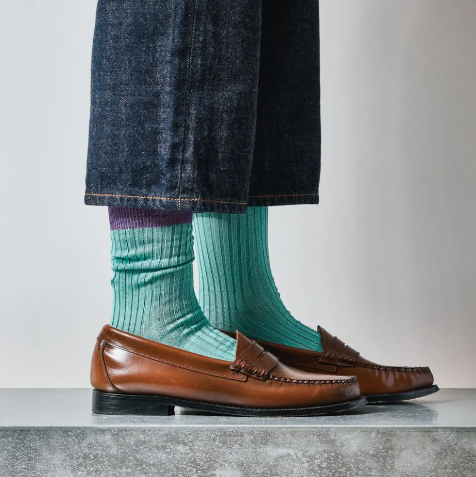 Merci - Chaussettes Theodora - Bleu Violet