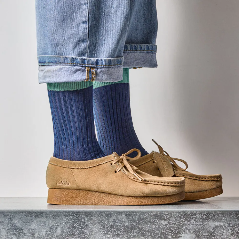 Merci - Chaussettes Theodora - Marine Bleu
