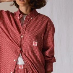 Merci - Chemise Basile - Carreaux Rouge