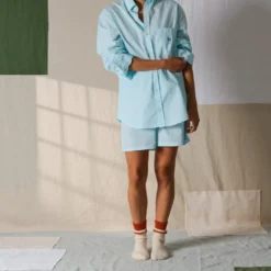 Merci - Chemise Basile - Turquoise