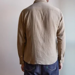 Merci - Chemise Gaspard en gaze de coton - Kaki