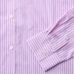 Merci - Chemise Sacha Rayé - Mauve