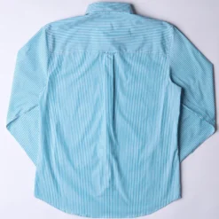 Merci - Chemise Sacha Rayé - Turquoise
