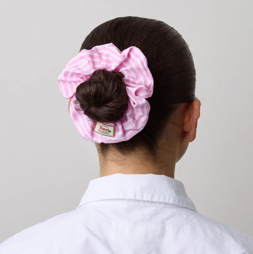 Merci - Chouchou - Rayures Rose