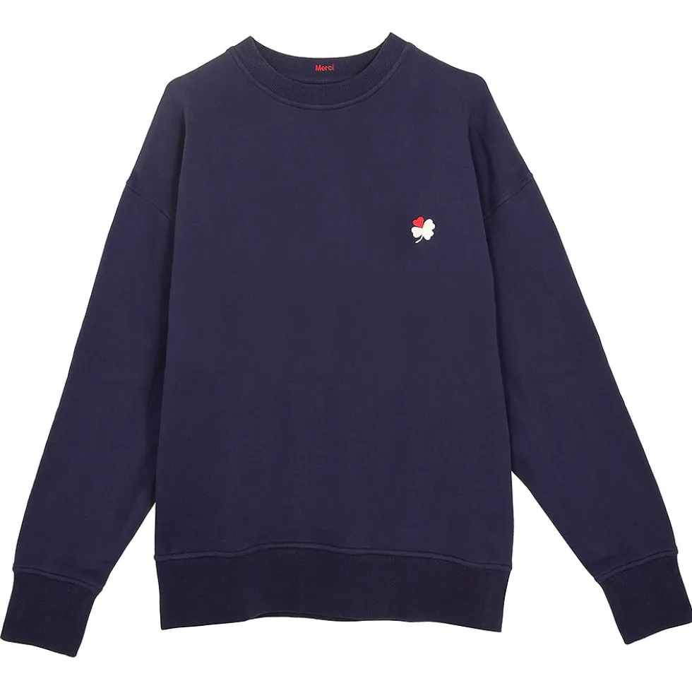 Merci - Crewneck Charles - Bleu