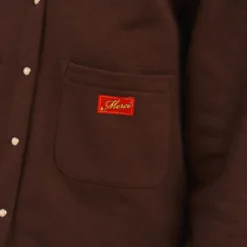 Merci - Gilet Rose - Marron