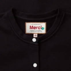 Merci - Gilet Rose - Noir