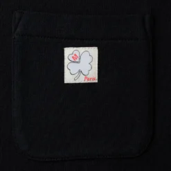 Merci - Gilet Rose Trèfle - Noir