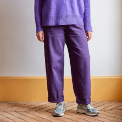 Merci - Pantalon en coton - Améthyste