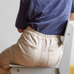 Merci - Pantalon en coton - Craie