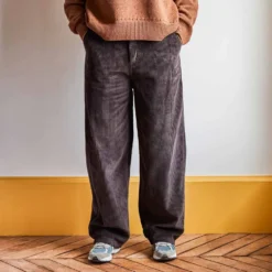 Merci - Pantalon en velours côtelé - Chocolat