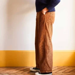 Merci - Pantalon en velours côtelé - Camel