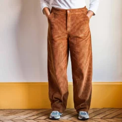 Merci - Pantalon en velours côtelé - Camel