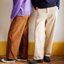 Merci - Pantalon en velours côtelé - Camel
