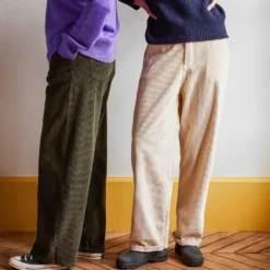 Merci - Pantalon en velours côtelé - Kaki