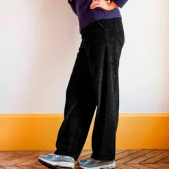 Merci - Pantalon en velours côtelé - Noir