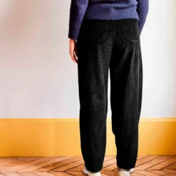 Merci - Pantalon en velours côtelé - Noir