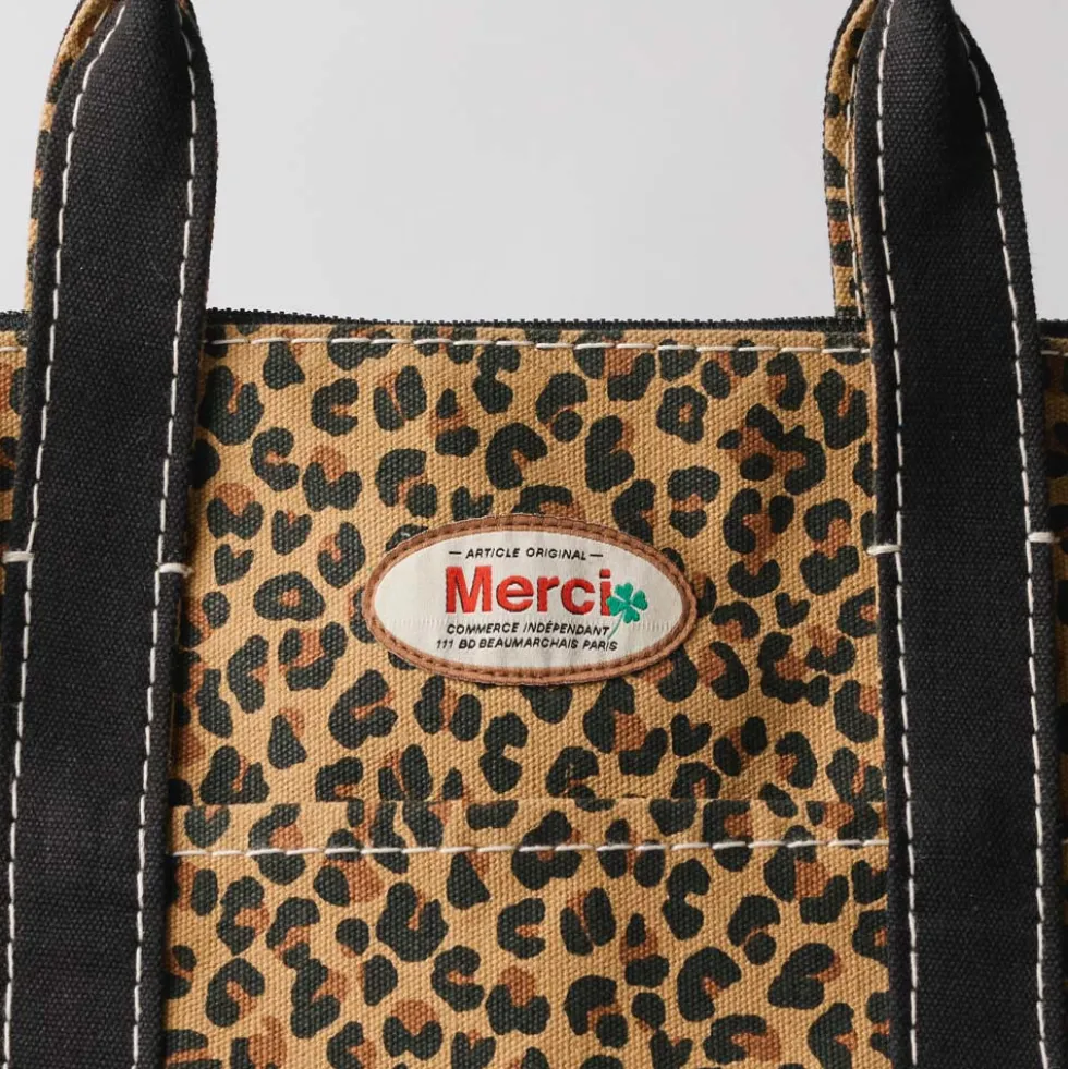 Merci - Paris Bag - Leopard & Noir